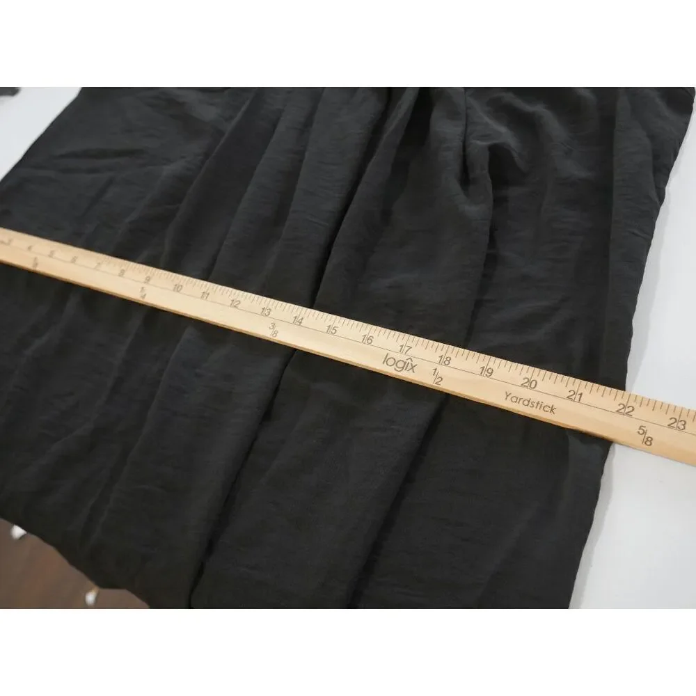 Women's Square Neck Sleeveless Black Top L - Picture 5 of 7